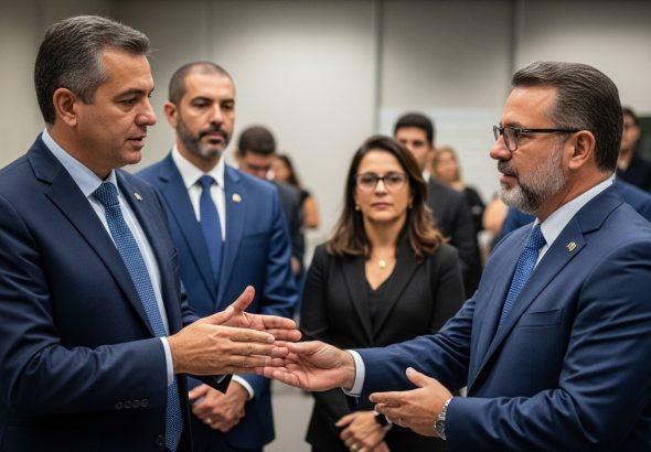 Brazilian climate landscape with football symbolism illustrating El Niño impacts