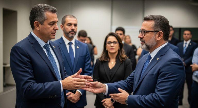 Brazilian climate landscape with football symbolism illustrating El Niño impacts
