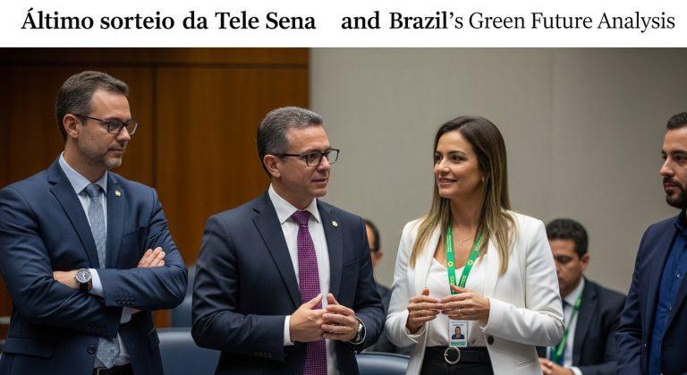 Brazilian environment and lottery symbolism, green future concept