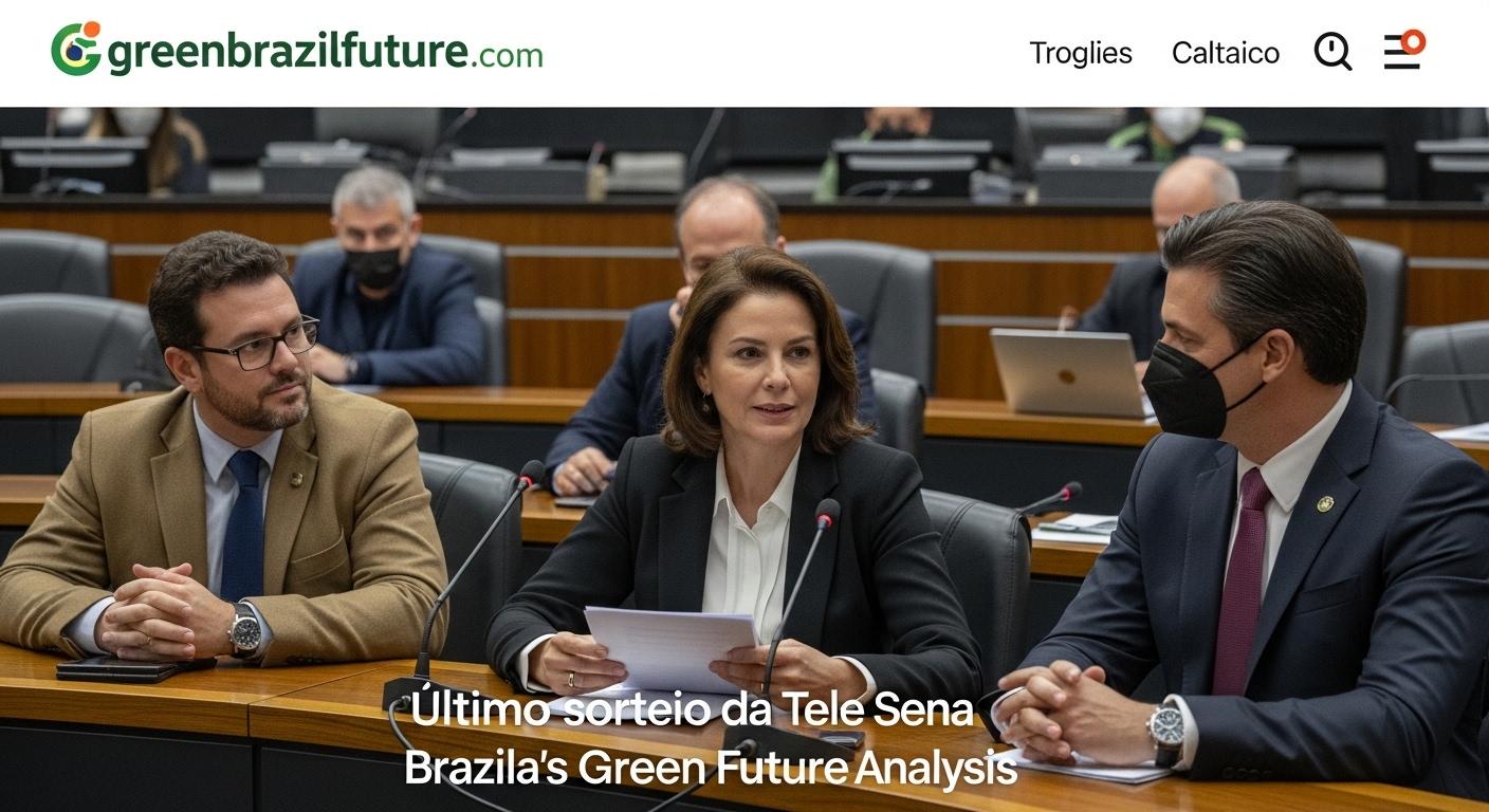 Brazilian environment and lottery symbolism, green future concept