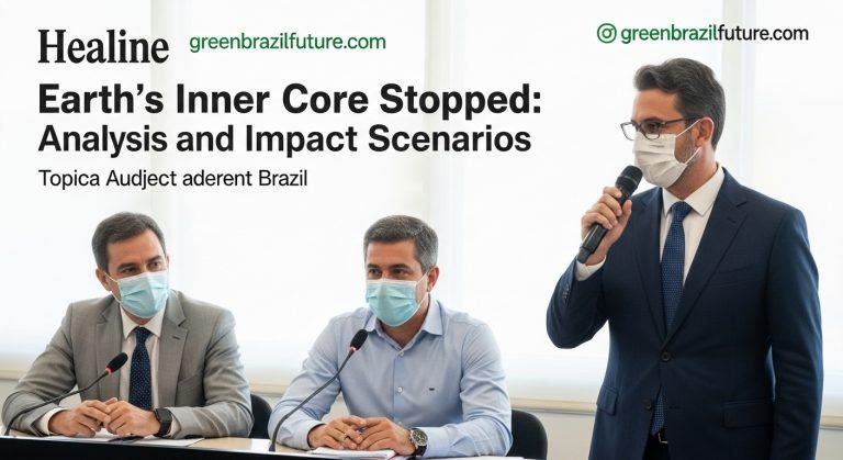 Conceptual illustration of Earth's inner core and magnetic field.