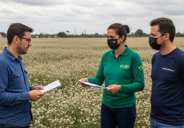 Brazilian city showing heat resilience features and climate data visualization